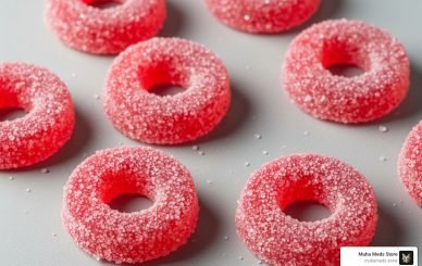 Buy Flav Rings Cherry Sour Gummy Bites THC Edible – 600mg