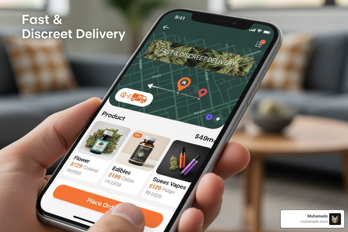 cannabis delivery app