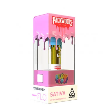 Packwoods x Flo Delta 8 Cartridges Blow Pop