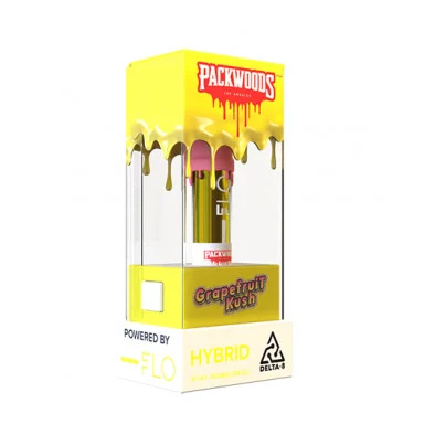 Packwoods x Flo Delta 8 Cartridges Grapefruit Ku.sh